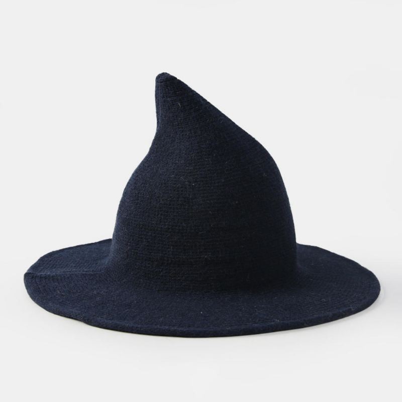 Cashmere Villa Funny Witch Hat Party Festival Knit Fedora Hat