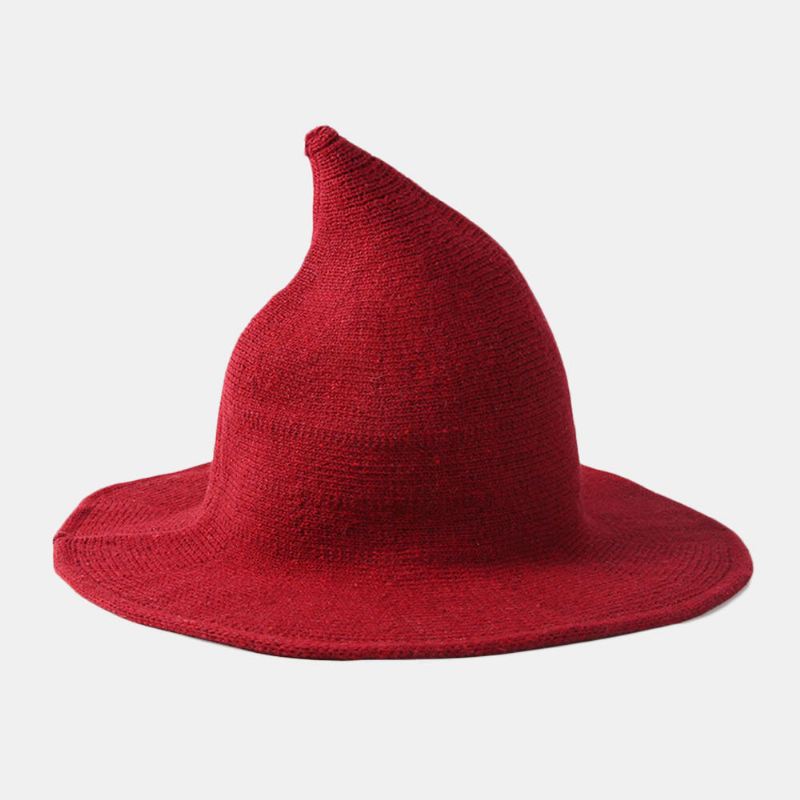 Cashmere Villa Funny Witch Hat Party Festival Knit Fedora Hat