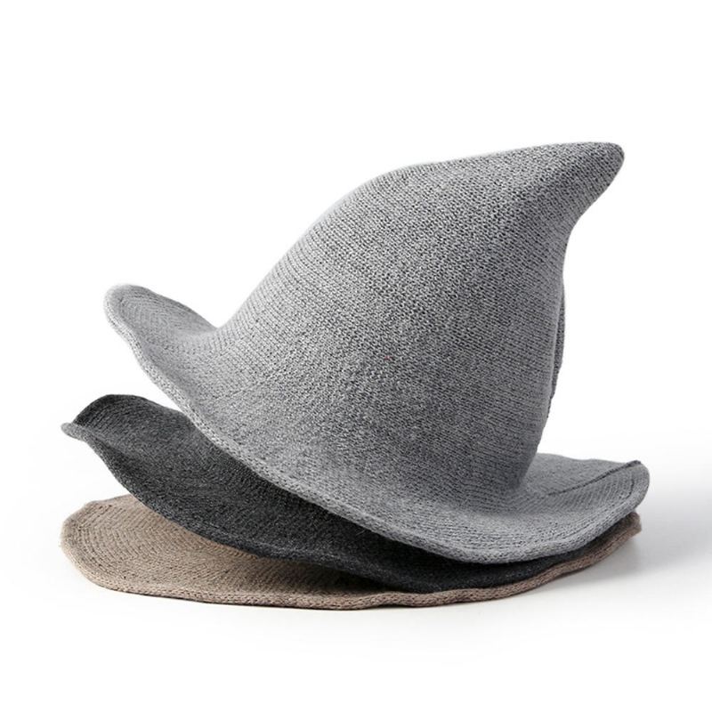 Cashmere Villa Funny Witch Hat Party Festival Knit Fedora Hat