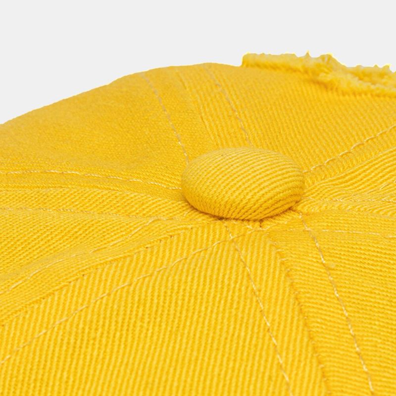 Collrown Unisex Puuvilla Yksivärinen Vaurioitunut Patch Muoti Brimless Beanie Landlord Cap Skull Cap