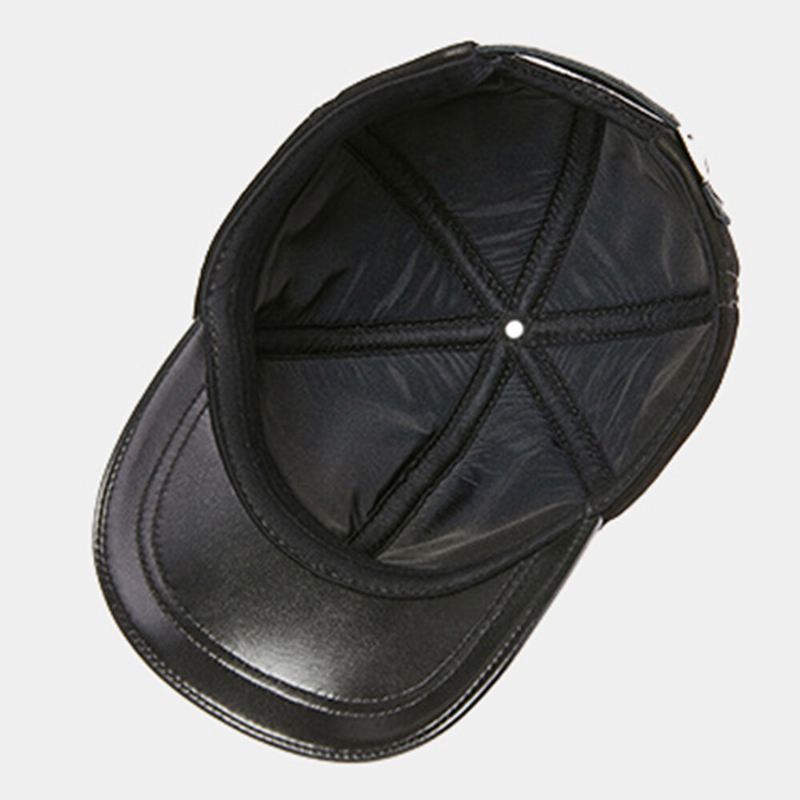 Miesten First Layer Lampaannahka Fleece Syksy Talvi Lämmin Baseball Lippalakki Säädettävä Ohut Kevyt Trend Kylmäsuojahattu
