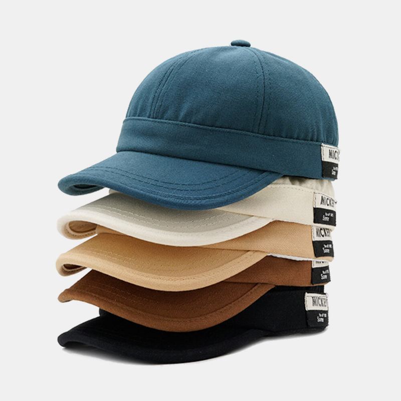 Miesten Lyhytlierinen Kirjainmerkki Snapback-hattu Rento Street Hip Hop-hattu Aurinkosuojalippis