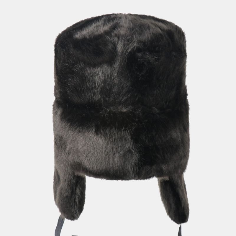 Miesten Pehmometallimerkki Lämmin Tuulenpitävä Kuulosuojaus Trapper Hattu Talvi Ulkoilu Kylmäpitävä Ushanka Hattu