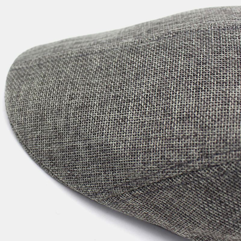 Miesten Puuvilla Yksivärinen Retro Casual Hengittävä Aurinkovarjo Eteenpäin Lippalakki Baretti Lippalakki Litteä Lippalakki