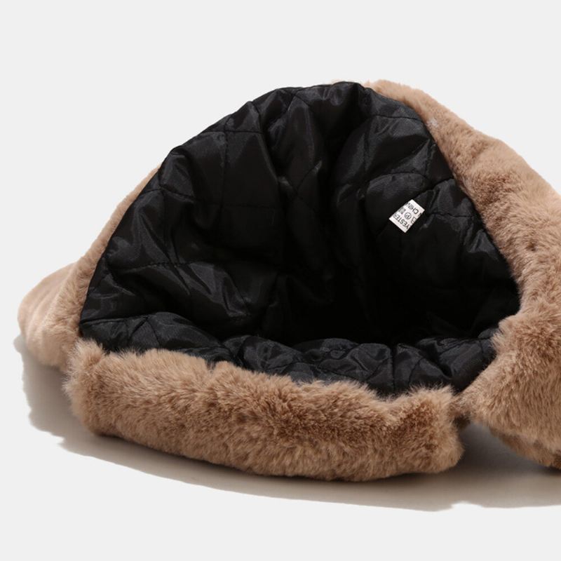 Miesten Pyydystäjähattu Teko Kanin Turkista Korvasuojat Korvaläppä Talven Lämpimältä Kylmältä Suojaa Ushanka Hattu Naisille