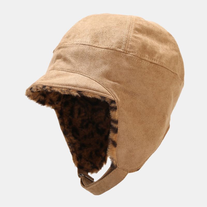 Miesten Trapper-hattu Kaksipuolinen Korvasuojaus Korvaläppä Tuulenpitävä Lämmin Ushanka-hattu Naisille