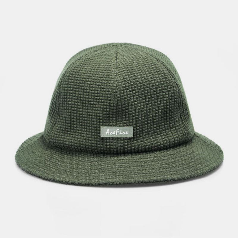 Miesten Yksivärinen Kirjainmerkki Retro Street Sunshade Bucket Hat