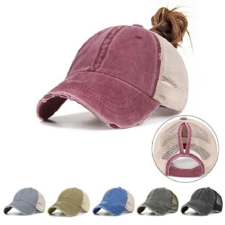 Naisten Kesämuoti Urheilu Ponytail-baseball-lippis