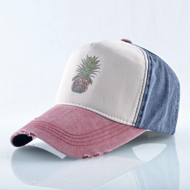 Unisex Ananas Baseball Lippalakki Pesty Lippis Nastoitettu Hip Hop Lippalakki