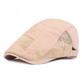 Unisex Mesh-kesähengittävät Baskerihatut
