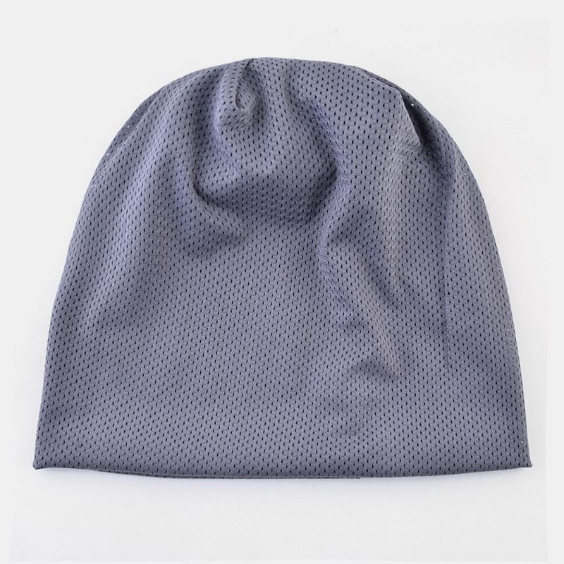 Unisex Ohut Outdoor Sport Juoksu Hengittävä Päähuivi Limless Pipo Hattu