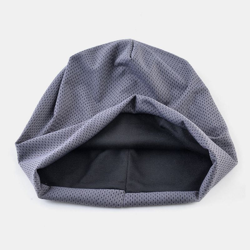 Unisex Ohut Outdoor Sport Juoksu Hengittävä Päähuivi Limless Pipo Hattu