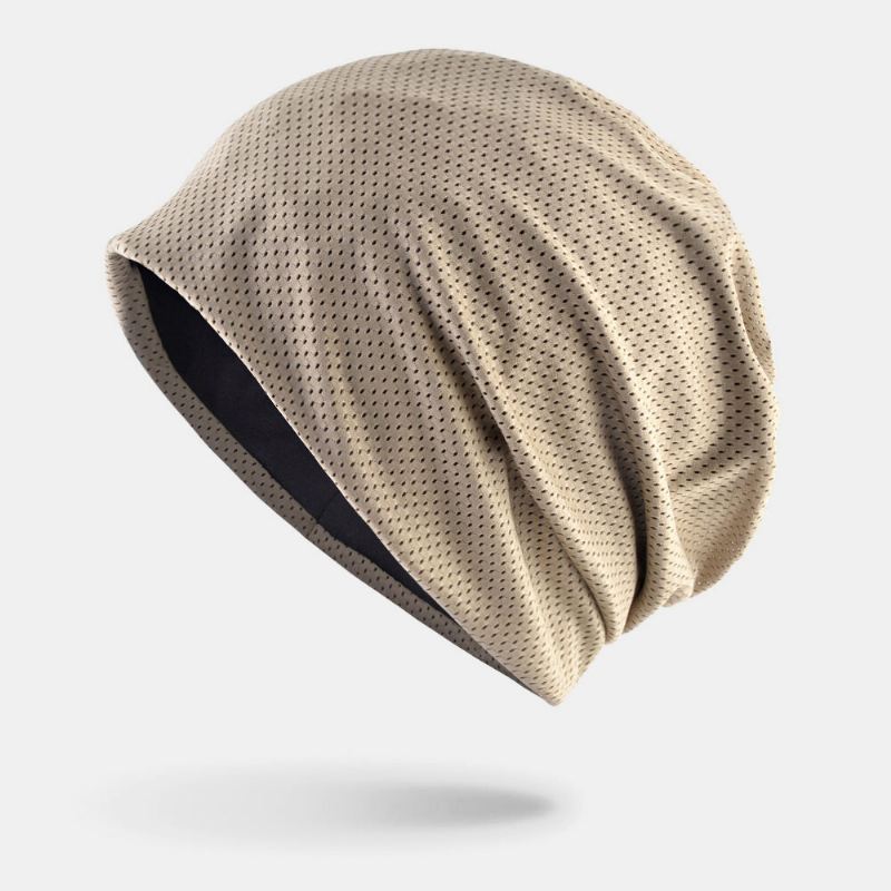 Unisex Ohut Outdoor Sport Juoksu Hengittävä Päähuivi Limless Pipo Hattu