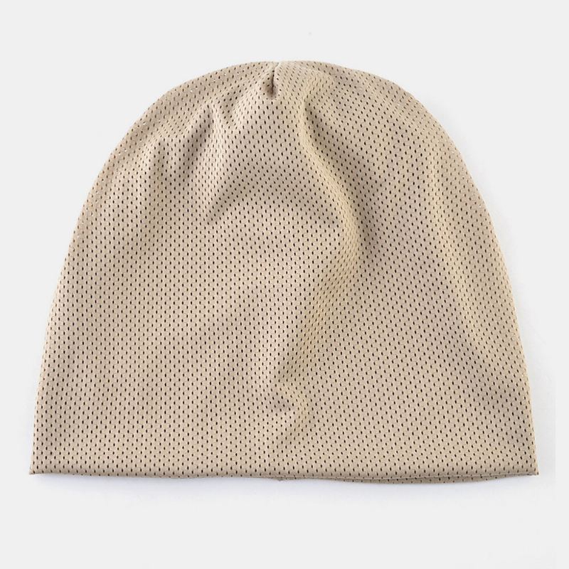 Unisex Ohut Outdoor Sport Juoksu Hengittävä Päähuivi Limless Pipo Hattu