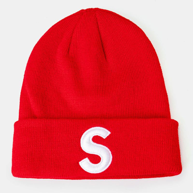 Unisex Pehmo S-kirjaimella Brodeerattu Hip-hop Lämmin Reunaton Pipo Landlord Cap Neulottu Hattu