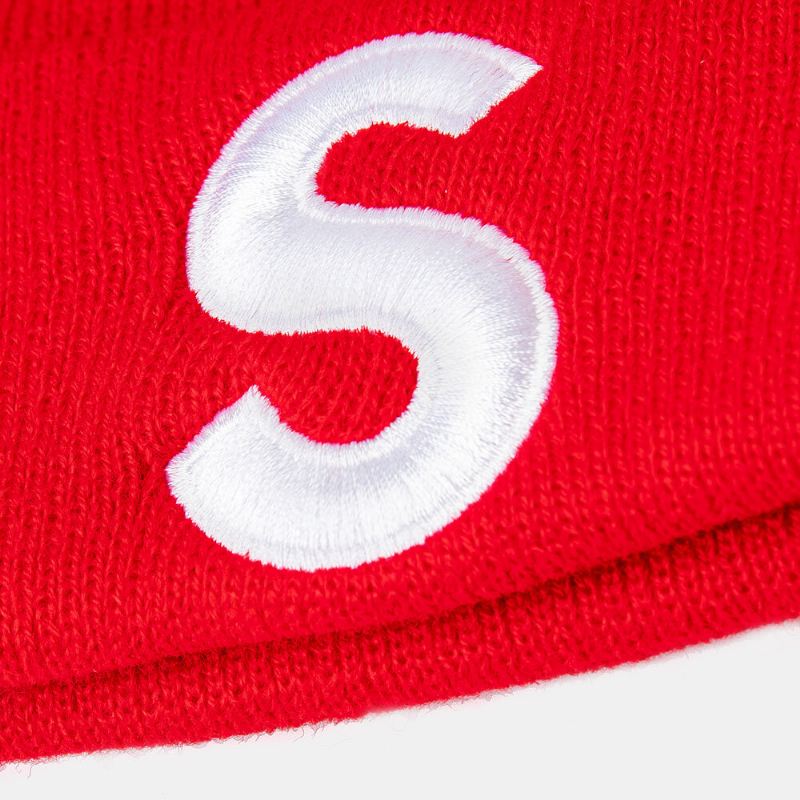 Unisex Pehmo S-kirjaimella Brodeerattu Hip-hop Lämmin Reunaton Pipo Landlord Cap Neulottu Hattu