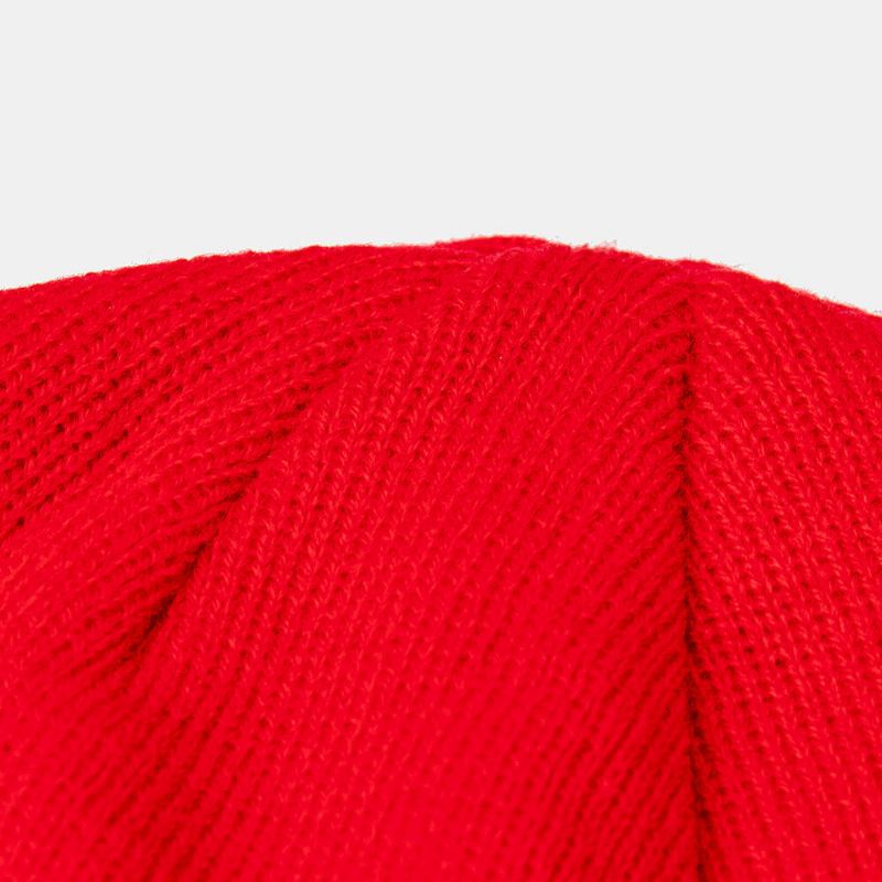 Unisex Pehmo S-kirjaimella Brodeerattu Hip-hop Lämmin Reunaton Pipo Landlord Cap Neulottu Hattu