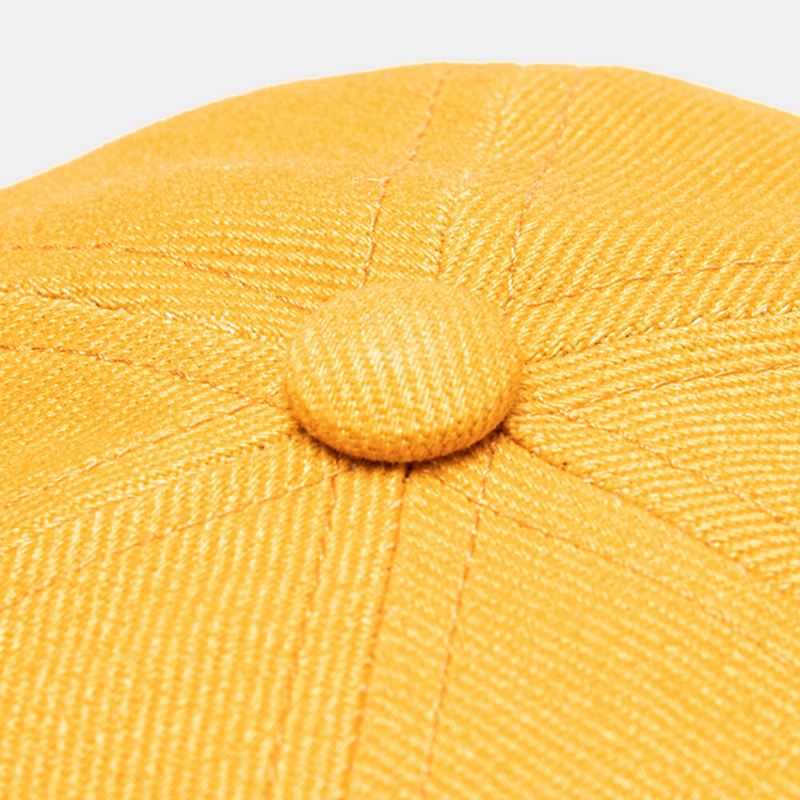 Unisex Polyesteri Puuvilla Yksivärinen Niitti Pu Label Täysin Sopiva Brimless Beanie Landlord Cap Skull Cap