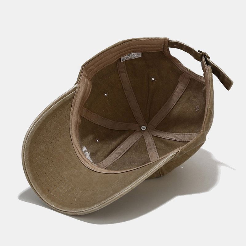 Unisex-puuvillakirjontakuvioinen Säädettävä Aurinkovarjo Baseball-lippis
