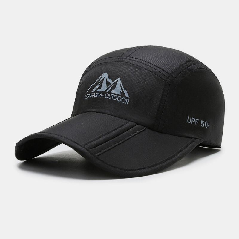 Unisex Ultraohut Nopeasti Kuivuva Kokoontaittuva Retkeilylippis Aurinkovarjo Matka Auringonsuoja Taittuva Verkko Baseball-hattu