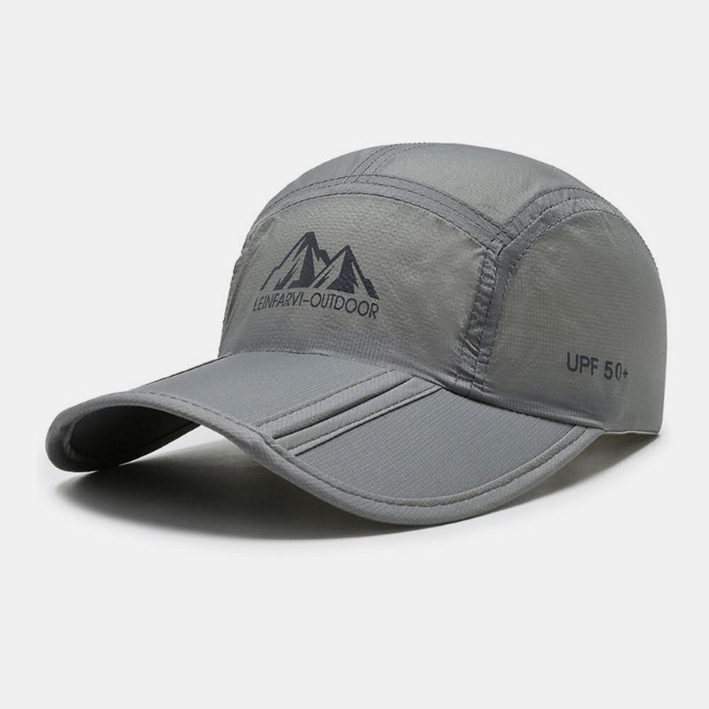 Unisex Ultraohut Nopeasti Kuivuva Kokoontaittuva Retkeilylippis Aurinkovarjo Matka Auringonsuoja Taittuva Verkko Baseball-hattu