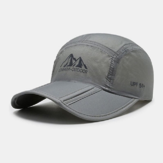 Unisex Ultraohut Nopeasti Kuivuva Kokoontaittuva Retkeilylippis Aurinkovarjo Matka Auringonsuoja Taittuva Verkko Baseball-hattu