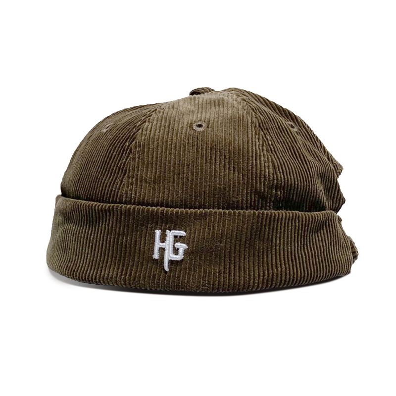 Unisex Vakosametti Brodeerattu H G Patten Rento Brimless Pipo Landlord Hat Skull Cap