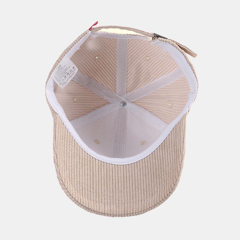 Unisex Vakosametti Kirjainkuvioinen Kirjonta Lämmin Baseball-lippis