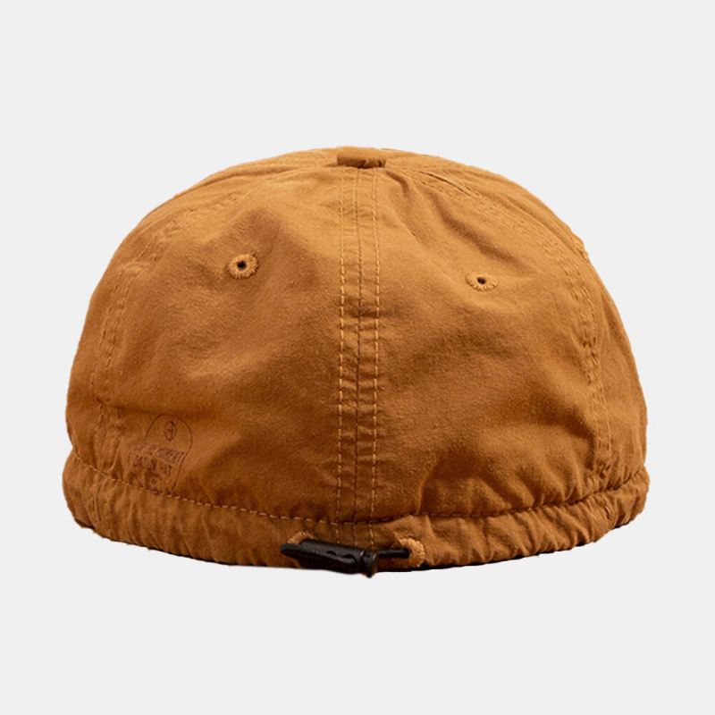 Unisex Yksivärinen Lyhyt Lajittele Lim Snapback Hat Rento Villi Joustava Lippalakki