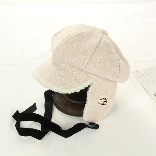 Uusi Neulottu Hattu Nainen Villi Patch Paksu Lammas Cashmere Lämmin Ulkoilu Matkakuulonsuojaus Lei Feng Hattu