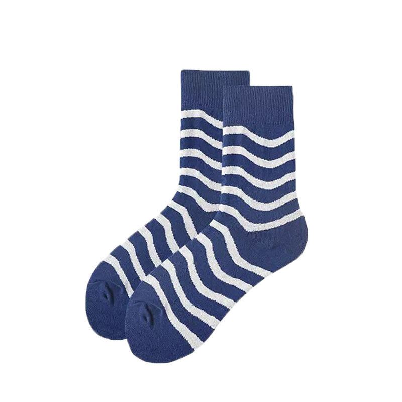Unisex Jacquard Fashion Middle Tube-sukat Retrokuvioinen Sukka
