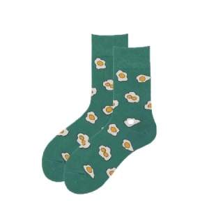 Unisex Jacquard Fashion Middle Tube-sukat Retrokuvioinen Sukka
