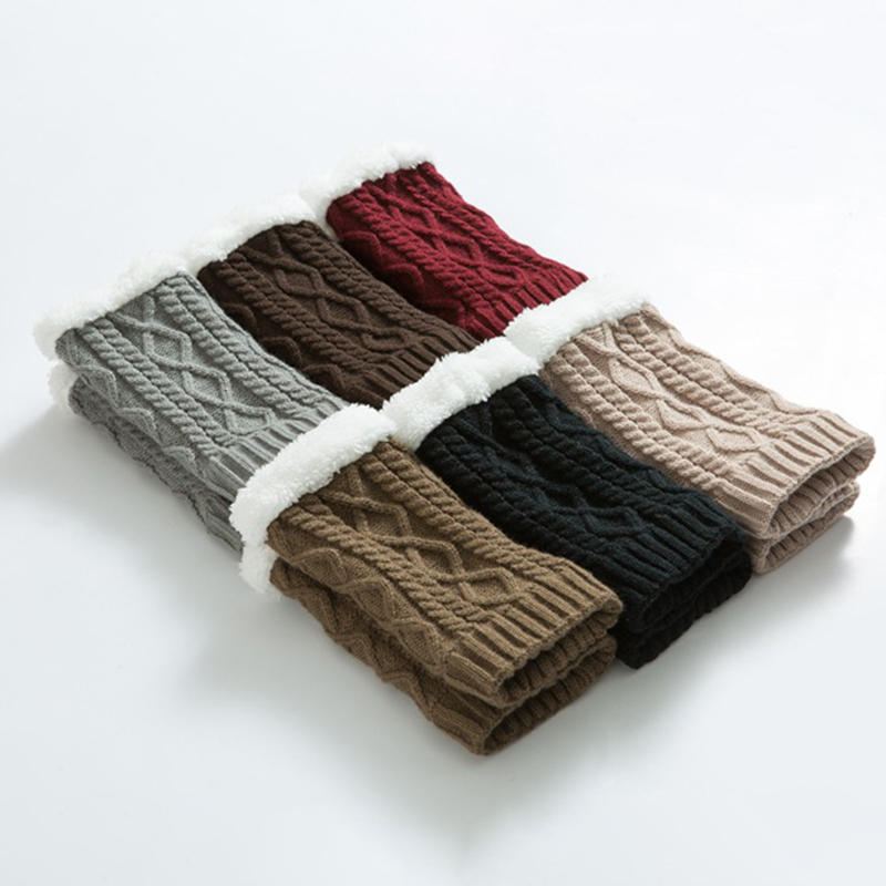 Unisex Winter Plus Velvet Polvi Nilkka Pohkeen Lämmittimet Sukat