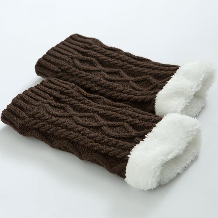 Unisex Winter Plus Velvet Polvi Nilkka Pohkeen Lämmittimet Sukat