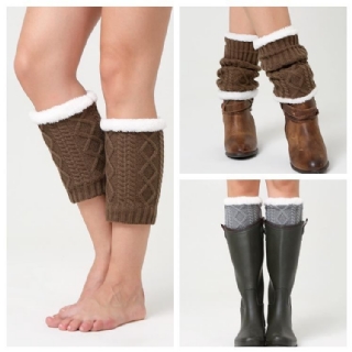 Unisex Winter Plus Velvet Polvi Nilkka Pohkeen Lämmittimet Sukat